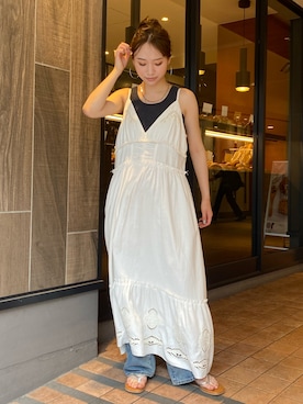 「Ungrid（アングリッド）のアイテム」を使った、佐々木悠さん（骨格ストレート・レディース・159cm）の春コーディネート