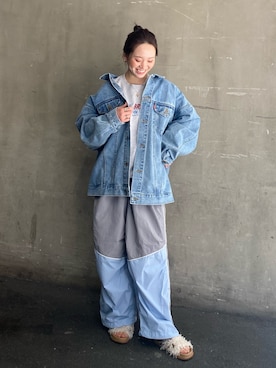 佐々木悠さん(レディース・158cm)の冬コーディネート