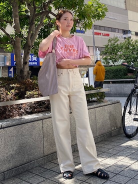 「Ungrid（アングリッド）のアイテム」を使った、佐々木悠さん（骨格ストレート・レディース・159cm）の春コーディネート