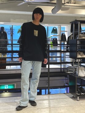 「B'2nd（ビーセカンド）のアイテム」を使った、koto さん（メンズ・182cm）の春コーディネート