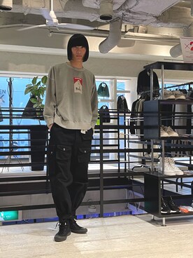 「B'2nd（ビーセカンド）のアイテム」を使った、koto さん（メンズ・182cm）の春コーディネート