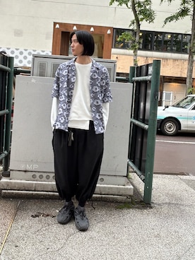 「DISCOVERED（ディスカバード）のアイテム」を使った、koto さん（メンズ・182cm）の夏コーディネート