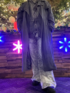 「アイテム（トレンチコート）」を使った、hiroさん（メンズ・175cm）の秋コーディネート