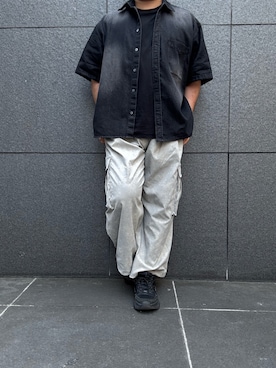 「デニムシャツ」｜hiroさん（メンズ・175cm）の夏コーディネート