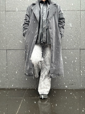 「CASPER JOHN（キャスパージョン）のアイテム」を使った、hiroさん（メンズ・175cm）の冬コーディネート