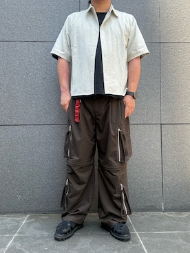 「HARE（ハレ）のアイテム」を使った、hiroさん（メンズ・175cm）の夏コーディネート