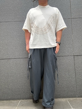 「LIDNM（リドム）のアイテム」を使った、hiroさん（メンズ・175cm）の夏コーディネート