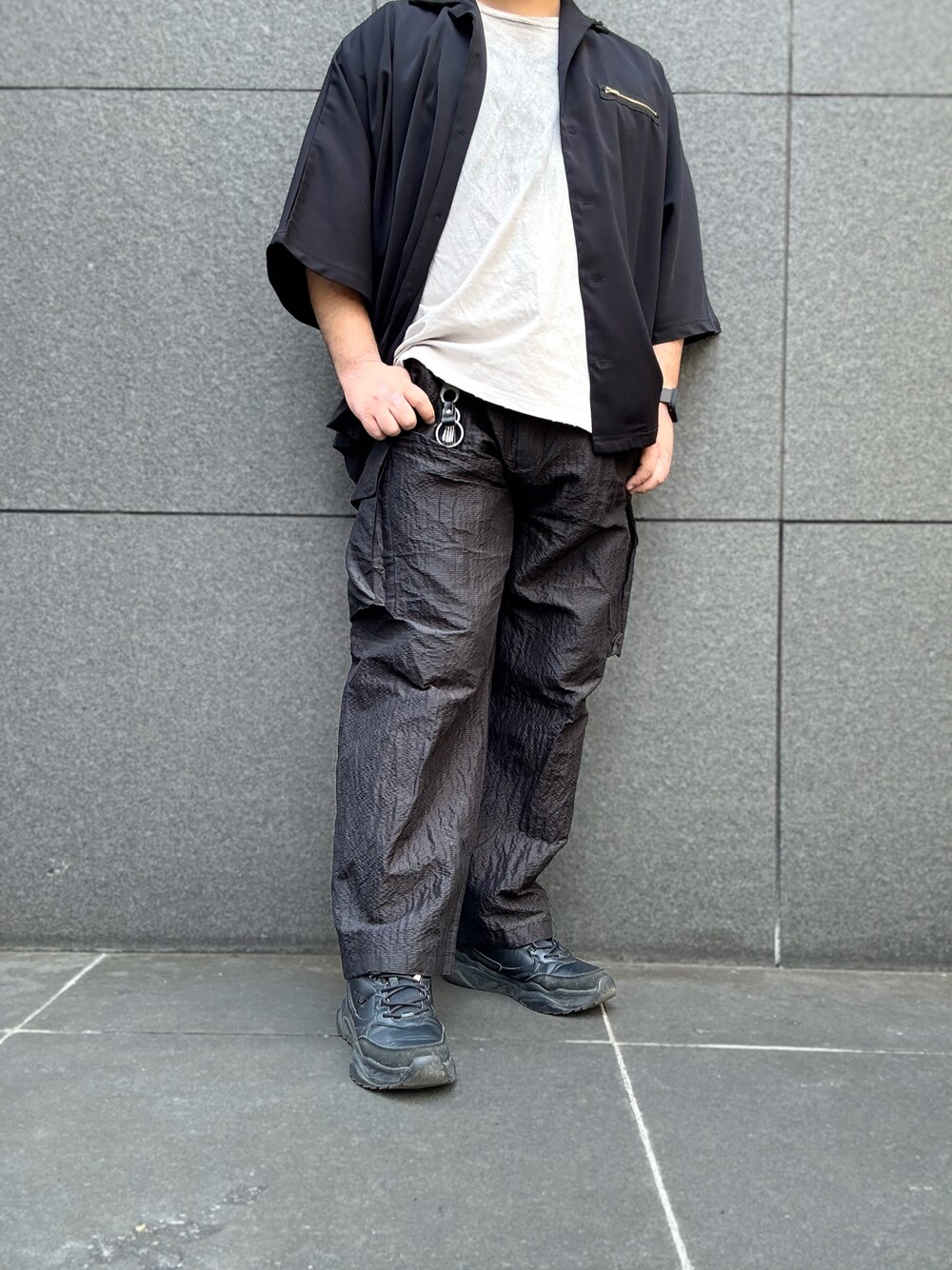 パンツ LIDNM SILK LINEN SUCKER FATIGUE PANTS LIDNM / Llife ONLINE STORE / SILK LINEN SUCKER FATIGUE PANTS