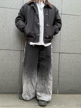 「CLEL（クレイル）のアイテム」を使った、hiroさん（メンズ・175cm）の冬コーディネート