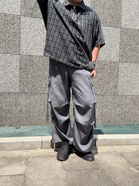 「アイテム（キーケース/キーアクセサリー）」を使った、hiroさん（メンズ・175cm）の夏コーディネート