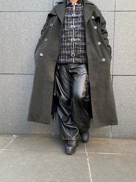 「アイテム（カーゴパンツ）」を使った、hiroさん（メンズ・175cm・30代）の秋コーディネート