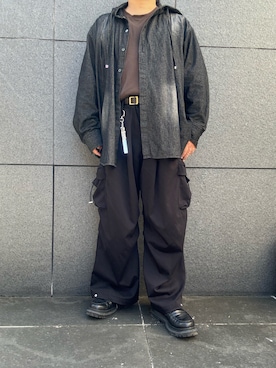 「CLEL（クレイル）のアイテム」を使った、hiroさん（メンズ・175cm）の秋コーディネート