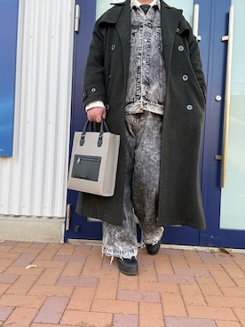 「アイテム（フォーマルスーツ/小物）」を使った、hiroさん（メンズ・175cm）の冬コーディネート