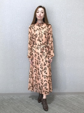 「アイテム（ワンピース/ドレス）」を使った、arakakiiiiさん（レディース・162cm・30代）の冬コーディネート