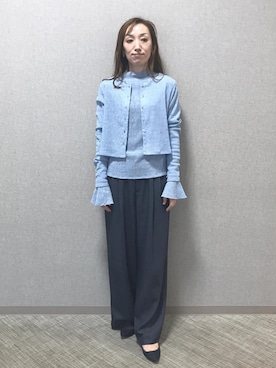 「イエベ春」｜arakakiiiiさん（レディース・162cm）の冬コーディネート