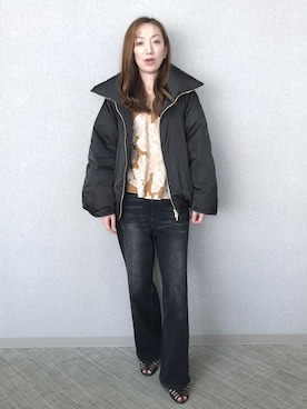 「ROPE'（ロペ）のアイテム」を使った、arakakiiiiさん（レディース・162cm）の冬コーディネート