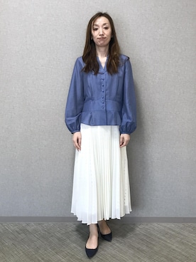 arakakiiiiさん（レディース・162cm）の春コーディネート