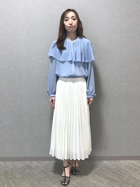 「ROPE'（ロペ）のアイテム」を使った、arakakiiiiさん（レディース・162cm）の春コーディネート