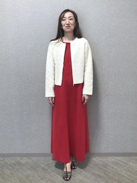 「アイテム（ワンピース/ドレス）」を使った、arakakiiiiさん（レディース・162cm・30代）の秋コーディネート