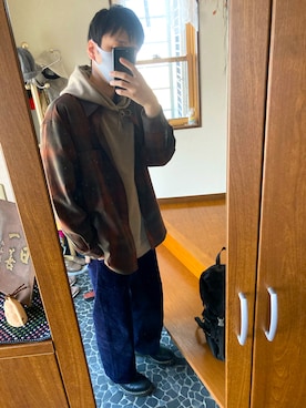 「Dr. Martens（ドクターマーチン）のDr.Martens / ドクターマーチン 1461 3EYE GIBSON SHOE 3ホール ギブソン シューズ（ドレスシューズ、ブラック系）」を使った、みずひとさん（メンズ・177cm）の秋コーディネート