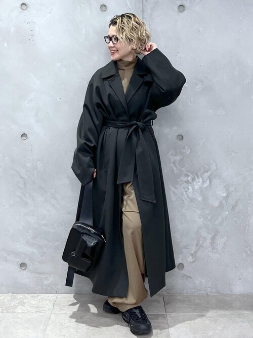 SALON adam et ropé コート　ブラック SALON adam et ropé コートブラック