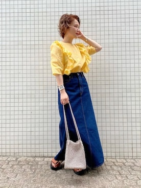 Hiromさん(レディース・154cm)の春コーディネート