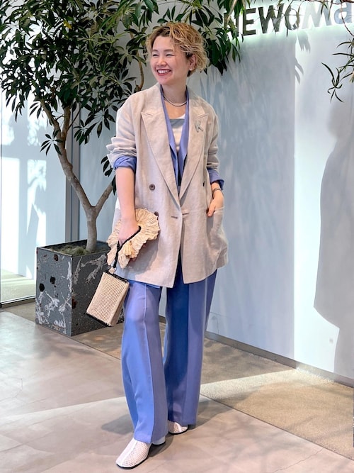 25SS]GENTLE SILK パンツ【セットアップ対応】（その他パンツ）｜SALON