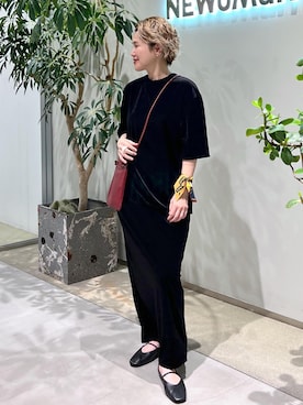 「アイテム（パンプス）」を使った、Hiromさん（レディース・154cm・40代）の夏コーディネート