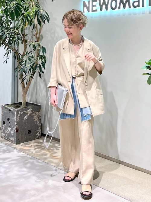 [25SS]GENTLE SILK パンツ【セットアップ対応】