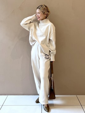 「クリーミーコットン」｜Hiromさん（レディース・154cm）の秋コーディネート