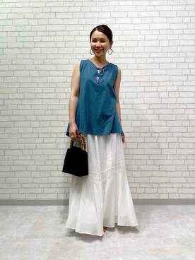 Hiromさん（レディース・154cm）の夏コーディネート