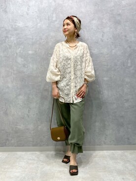 Hiromさん(レディース・154cm)の夏コーディネート