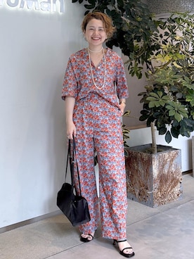 Hiromさん(レディース・154cm)の夏コーディネート
