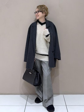 「アイテム（その他アウター）」を使った、Hiromさん（レディース・154cm・40代）の冬コーディネート