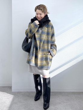 「アイテム（ワンピース）」を使った、Hiromさん（レディース・154cm・40代）の秋コーディネート