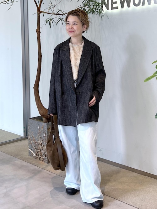 Nothing Written(ナッシングリトゥン) ブークレ Mac コート NOTHING WRITTEN（ナッシングリトゥン）】HT SUEDE SHOULDER BAG