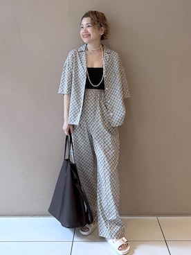 Hiromさん(レディース・154cm)の夏コーディネート