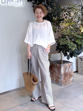 Hiromさん(レディース・154cm)の夏コーディネート