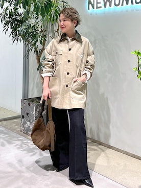「アイテム（ブルゾン）」を使った、Hiromさん（レディース・154cm・40代）の夏コーディネート