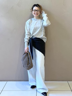 「アイテム（パンプス）」を使った、Hiromさん（レディース・154cm・40代）の秋コーディネート