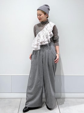 Hiromさん（レディース・154cm）の冬コーディネート