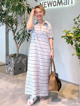 「アイテム（財布/小物）」を使った、Hiromさん（レディース・154cm・40代）の夏コーディネート
