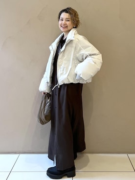 「アイテム（ワンピース/ドレス）」を使った、Hiromさん（レディース・154cm・40代）の秋コーディネート