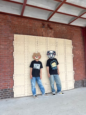 「アイテム（デニムパンツ）」を使った、ひつじさん（メンズ・170cm・40代）の夏コーディネート