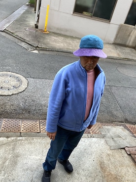 「NATURE（ナチュール）のアイテム」を使った、okabiwaさん（メンズ・174cm）の冬コーディネート