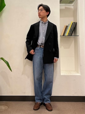 「urbanreseachdoors」｜戸村真瀬さん（メンズ・163cm）の冬コーディネート