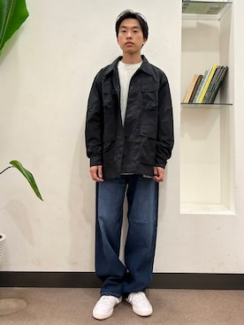 「snowpeak」｜戸村真瀬さん（メンズ・163cm）の冬コーディネート