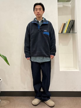 戸村真瀬さん（メンズ・163cm）の冬コーディネート