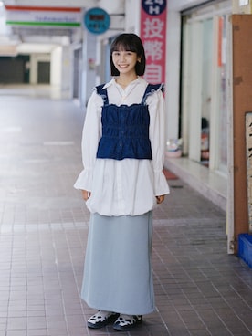 「ELENCARE DUE（エレンカーレデュエ）のアイテム（ワンピース/ドレス）」を使った、ofeliiizさん（レディース・158cm）の冬コーディネート