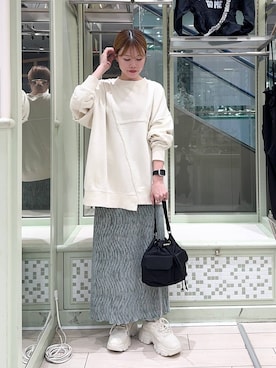 「アイテム（スウェット）」を使った、ichi58さん（レディース・158cm・30代）の秋コーディネート